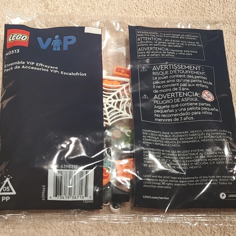 Lego VIP Halloween Spooky Pack 40513 NWT Building Toy Set